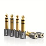 Audio Adapter 6.35Mm (1/4 ") Male To 3.5Mm (1/8") Female Stereo Headphone Adapter {Fully Plated, High Fidelity Sound Quality}, Suitable For Guitar, Digital Piano, Microphone, Speaker, Amplifier Adapter - Image 7