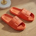 Women'S Thick Sole Non-Slip Eva Slides, Casual Solid Color All-Season Slip-On Sandals For Beach And Indoor Use, Summer Sandals - Image 4
