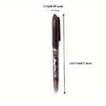 8Pcs/Set Erasable Pens Gel Rolling Ball Smooth Writing 0.5Mm Pens With Eraser For School Classroom Teacher Office Stationary School Supplies Gifts Black Blue Red Pink Orange Purple Light Blue - Image 2