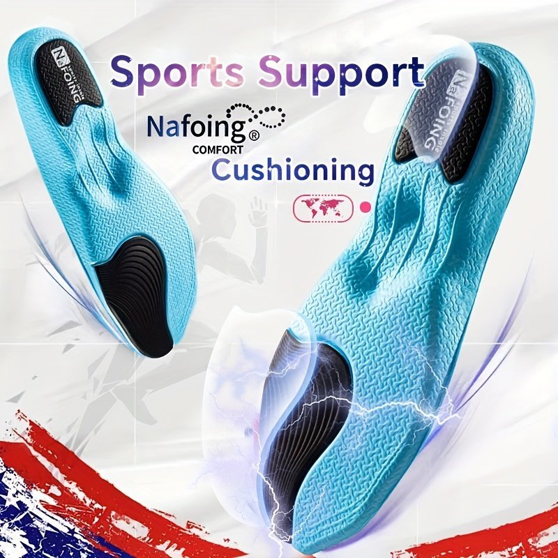 product-fancy-cef0d50d-f0c6-4eac-8496-b543ef1ced61.jpg 1Pair Insoles Flat Sole Pad For Shoes Breathable Shoes Pad Men Women Soles - Image 1
