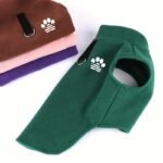 Cozy Plush Dog Sweater Coat For Small & X-Small Breeds - Adjustable Winter Spring Fall Apparel With Paw Print Design, Machine Washable, 4 Colors (Green/Blue/Purple/Pink), Small Dog Sweater, Pet Clothing, Pullover Style, Soft Fabric, Pet Fashion, Fashionconscious Pets - Image 10