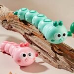 1Pc/2Pcs/3Pcs Caterpillar Toys, Sensory Toys, Parent Child Interactive Toys, Holiday Gifts For Kids, Party Favors (Random Rotation Handle), Interactive Play, Sensory Play, Durable Plastic, Sturdy Construction, Interactive Toy, Party Favor Pack