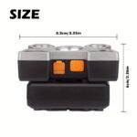 Qvamillt 5-Head Led Flashlight - Hands-Free Headlamp With Rechargeable, 5-Section Bright For Night Fishing,, Camping, Mining - Heavy-Duty Head-Mounted With Individual Head Control (Compatible With Flash - Image 4