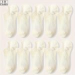 5 Pairs Unisex No-Show Socks - Breathable Sweat-Resistant Anti-Odor Invisible Invisible Socks For Men & Women, Solid Colors (Black, Pink, Grey, Beige, White) - Machine Washable Boat Socks For Casual & Formal Wear - Image 15
