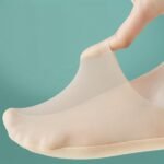 5 Pairs Women'S Summer Boat Socks - Lightweight Breathable Non-Slip No-Show Ankle Socks With Reinforced Heel, Cute Solid Color For Daily Wear & Holiday Gifts, Minimalist Design, Comfortable Fit, Lifestyle - Image 6