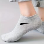 5 Pairs Of Men'S Breathable Socks - Polyester Fiber Material, Light, Simple Solid Color Design, Durable And Elastic Daily Leisure And Comfort, Versatile Shoes, Fashionable Style, Comfortable Fit, Soft Fabric, Essential For Dynamic Life - Image 8