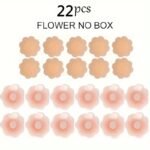 22Pcs Solid Silicone Nipple Cover, Invisible Strapless Counter Convex Breast Pasties, Women'S Lingerie & Underwear Accessories, 2024 Warm Selling, Reusable, Self-Adhesive - Image 6