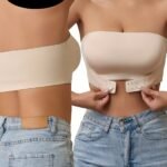 1Pc Of New Seamless Strapless Strap No Underwire Front Buckle Wrap Bra Underwear Women, Bandeau Invisible Anti-Light Anti-Slip Non-Slip Seamless Inner Bra, Bandeau Anti-Slip Line Small Chest Gathered Bra