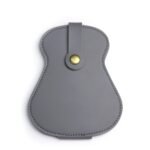 1Pc Guitar Pickup Storage Bag, Large Capacity Pu Faux Leather Portable, Musical Instrument Wood Grain Universe Retro Style Musical Instrument Accessories Universal Guitar Pickup Bag Has Texture- Convenient And Durable Pick Storage Box - Image 3