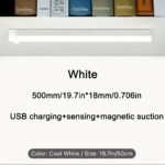 Usb Rechargeable Led Motion Sensor Night Light, Wireless Auto On/Off, Usb Charging, Warm White Light, Ultra-Thin Mount, For Cabinets/Stairs/Halls/Bedrooms - Image 16