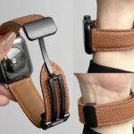 1Pc Suitable For Apple Watch Strap Litchi Pattern Magnetic Strap Se S123456789 Watchband - Image 5