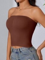 Seamless Strapless Bandeau Bra For Women - Comfortable, Non-Slip, Back Support Design, Perfect For Layering Or Wear Alone - Image 4