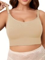 Women'S Plus Size Multi-Wear Seamless Wireless High Support Sports Bra, Adjustable Straps, Removable Chest Pads Workout Bra - Image 8