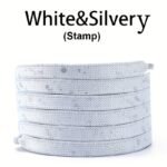 1 Pair Ink Splashing Lazy Free Tie Elastic Shoelaces, Elastic Multicolor Shoelaces With 4Pcs Metal Press Buckles - Image 25