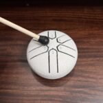 Ethereal Drum 3-Inch 6-Note Portable Outdoor Steel Tongue Chime - Machine-Made Artificial Tuning, Quenched Finish, 6-Note Range, 4 Colors (White/Red/Green/Black) For Meditation, Yoga, Relaxation & Music Practice, Meditation Accessory, Sleek Design, Durable Construction, Yoga Ball For Exercise, Yoga Ball For Women, Pilate Ball, Rain Drum, Rain Musical Instrument - Image 9
