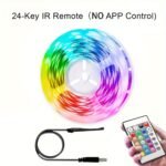 Cycg Smart Rgb Led Strip Lights With Music Sync & App/Remote Control, - Rgb Color Changing Lights With Dimmer, 1M/3M/5M/10M/20M/50M Lengths For Home, Party, Bedroom, Rgb Strip For Smart Device Control (Compatible With Smart - Image 5
