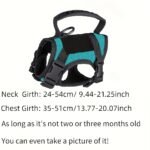 Tactical Cat Vest With Adjustable Straps & Red Cross Patch - Durable 600D Nylon Chest Harness For Small Dogs & Cats, Secure Leash Attachment, Ergonomic Design For Training & Outdoor Adventures, Cat Vest Harness, Adventure Pet Gear, Sturdy Construction - Image 10