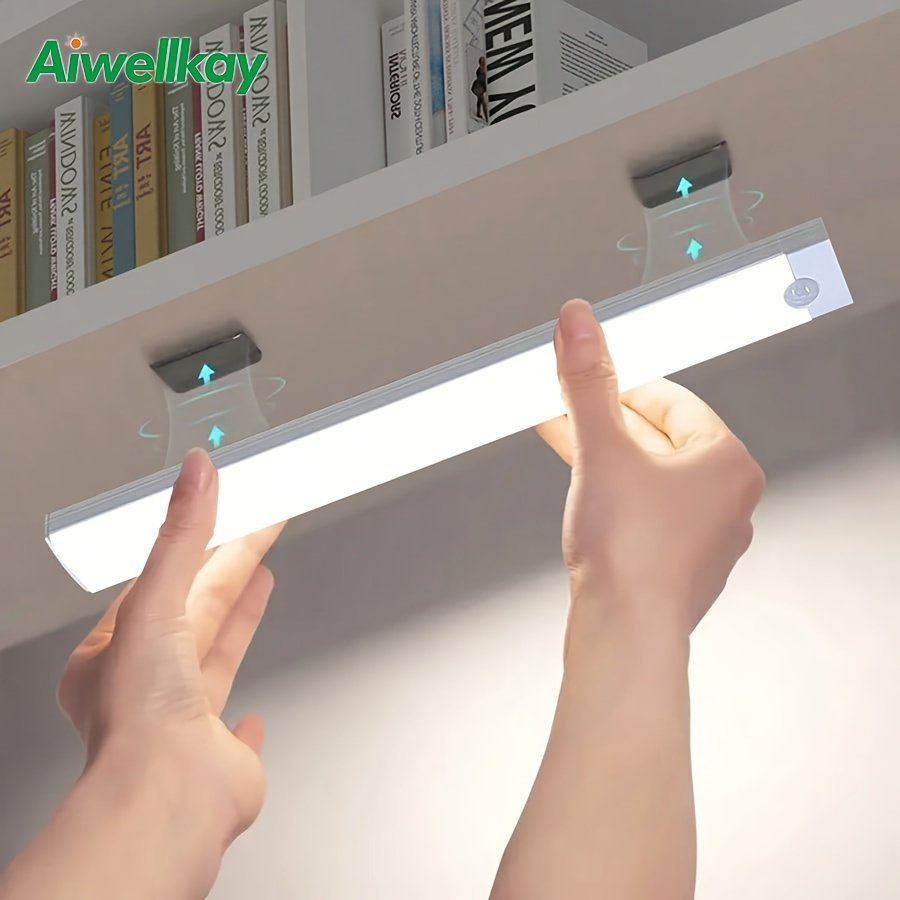 product-fancy-d3217467-877c-414f-963b-16f59bc265fe.jpg Aiwellkay Light Up Your Home With 1Pc Motion Sensor Cabinet Light - Usb Rechargeable & Battery Powered! - Image 1