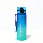 1Pc Gradient Color Water Bottle With Straw Lid, Leakproof Sports Flask, Portable With Carry Loop, Insulated For Hot/Cold Beverages, Gym/Outdoor/Travel Use - Image 9