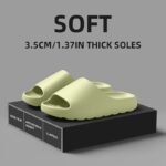 Women'S Eva Slip-On Slippers - Lightweight, Non-Slip, Soft Thick Sole, Casual Height Increase, All-Season Indoor Shoes, Black, Comfortable House Slippers | Soft Thick Sole Slippers | Slipon Comfort, House Slippers - Image 5