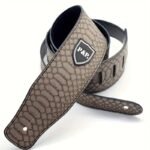 6.35 Cm Guitar Strap Genuine Faux Leather Adjustable Soft Embroidered Belt For Classical Bass Music Hobby Guitar Accessories (Random Pattern) - Image 13