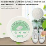 White Shoe Cleaner Paste With Plastic Brush ? Multipurpose Sneaker Cleaning Cream, Instant Stain And Dirt Remover, No-Water Wash, Brightening Maintenance For All Types Of Shoes - Image 4