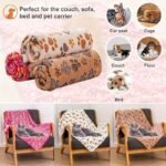 1/3Pcs Dog Fleece Washable Blanket-Pet Cheap Blanket-Paw Blankets For Indoor Cats-Kitten&Puppy Essentials-Small Throw Blankets-Dog Towel-For Large Medium Small Dogs-For Couch&Crate&Bed-For Rabbit, Hamster, Guinea-Cage Liner-Stuff-Accessories-Gifts - Image 18