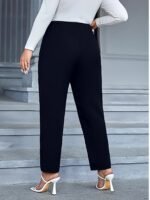 Fashionable And Elegant Plus-Size Women'S Long Stretchy Pants. - Image 7