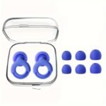 1 Pair Reusable Silicone Ear Plugs With Storage Case - Comfortable For Concerts, Sleep, Focus, And Travel - Image 7