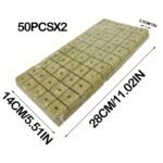 100/50Pcs 1-Inch Absorbent Cubes For Gardening, Plant Cuttings & Hydroponics - Mixed Colors, High-Quality Seedling Starter Blocks For Indoor/Outdoor Use, Easy To Use & Store, Seedling Starter Cubes, Indoor Gardening, Natural Appearance, Durable Construction, Rockwool, Hydroponic Seed Germinator, Garden Tray Seed Starting/Seedling Starter Tray, Soil Blocker Mini, Hydroponic Growing System, Hydroponics, Grow A Garden - Image 4