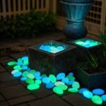 202Pcs/Bag Plastic Gardening Landscape Pebbles, Colorful, Mini, Reusable, For Garden, Wedding, Party, Festival, Aquarium, Outdoor Landscape, Pottery - Image 10