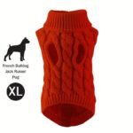 1Pc Cozy Knit Cat & Dog Sweater - Soft Acrylic Pullover For Small To Medium Pets, Winter & Fall Warmth, 7 Color Options, Machine Washable - Image 36