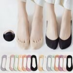 3/5 Pairs Of Any Cut Summer Lined Socks Preventing Heel Slip