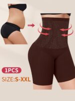 Miotan High-Waist Tummy Control Shapewear Panties For Women - Seamless, Butt Lifting, Nylon Blend, Hand Washable
