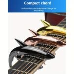 Fashionable And Unique Capo For Guitar, Made Of Zinc Alloy, Suitable For Acoustic And Electric Guitars, Capable Of Changing The Pitch. - Image 10
