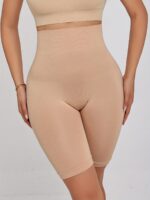 High-Waist Tummy Control Shapewear Shorts For Women - Seamless, Anti-Slip Safety Underwear With High Support, No-See-Through Design, And Smooth Texture For A Flattering Look, Everyday Underwear | Seamless Shapewear | Glossy Finish Shorts, High Waist Tummy Control Shapewear - Image 6