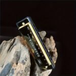 Sketchia Harmonica Key Of C, 10-Hole Chromatic, Durable Plastic With Polished Finish - Includes Protective Case, Ideal Beginner Gift, Black & Golden Options - Image 3