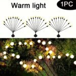 Fachoi Solar Firefly Lights, 8 Modes Adjustable Led Garden Decoration, Ip65 Water-Resistant, Solar-Powered With Smart Sensor For Outdoor Landscape, Walkway, Park, And Party Lighting, 8/12 Intensity Options, Walkway Lighting | Decorative Garden Lights | Intelligent Sensor Light, Fachoi - Image 5