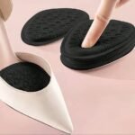 One Pair Of Soft Round Head Relief Shoe Pads With Peach Heart Cushion, Anti-Slip For High Heels And Casual Shoes - Image 10