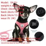 Dog Harnesses Leash, Mesh Cloth Pet Collars, Puppy Breathable Reflective Lead Dog Rope, Adjustable Pet Supplies Christmas Gift - Image 4