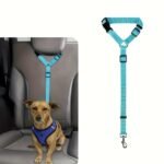 Adjustable Dog Car Seat Belt With Secure Buckle - Heavy-Duty Pet Safety Harness, Quick-Release Buckle, Machine Washable Dog Leash For Suvs, Sedans, Trucks - Vehicle Restraint For Small To Large Dogs - Travel Safety Leash, Dog Seatbelt, Sturdy Metal Clip, Reinforced Stitching, Suv Owners, Dog Leash For Car, Dog Harness, Nylon Cord For Car Belt, Car Belt, Dog Belt, Dog Manner Belt, Dog Seatbelt For Car, Dog Car Restraint, Dog Harness For Small/Medium/Large Dogs, Dog Accessory - Image 9