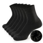 Acefine 6 Pairs Of Men'S Mid-Calf Socks For Autumn And Winter, Long Tube Socks, Winter Terry Towel Socks. - Image 9