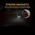 1Pc Multifunctional Work Light With Cob Side Lights, Usb Rechargeable, Led Flash Light, Handheld Torch With Magnet For Outdoor Camping Fishing Christmas Gift - Image 5