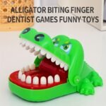 Toy Crocodile Game, Prank Game, Crocodile Tooth Pulling Companion Interactive Novelty Toy, Kids' Prank Props, 3+ Children'S Gift Party Favor Birthday Present Christmas Gift, Gathering Game, Family Game, Travel Game, Pocket Game - Image 7