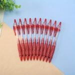 A Set Of 10 0.5Mm Press Ballpoint Pens/Refills, With The Option Of 10 Refills For Replacement. It Features A Large Capacity And Strong Writing Ability, Making It Suitable For School Offices - Image 5