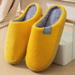 Cozy Fleece-Lined Slippers For Men And Women - Soft, Warm, Non-Slip Rubber Sole, Machine Washable, Available In Multiple Colors - Image 9