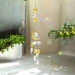 Charming Crystal Starlight Catcher - Sparkling Glass Wind Chime, Suitable For Bedroom And Living Room Decor | Elegant Car Interior Hanging Ornament - Image 8