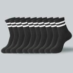 10 Pairs Of Striped Stockings, Suitable For Men And Women - Versatile Socks For Casual Sports - Image 6