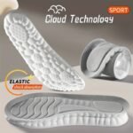 1 Pair Super Soft Tpu Sports Insoles - Shock-Absorbing Basketball Arch Support Insoles With Textured Grip For Enhanced Comfort & Support, Grey, Sports Insoles, Arch Support, Textured Grip Insoles - Image 8