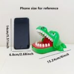 Toy Crocodile Game, Prank Game, Crocodile Tooth Pulling Companion Interactive Novelty Toy, Kids' Prank Props, 3+ Children'S Gift Party Favor Birthday Present Christmas Gift, Gathering Game, Family Game, Travel Game, Pocket Game - Image 4